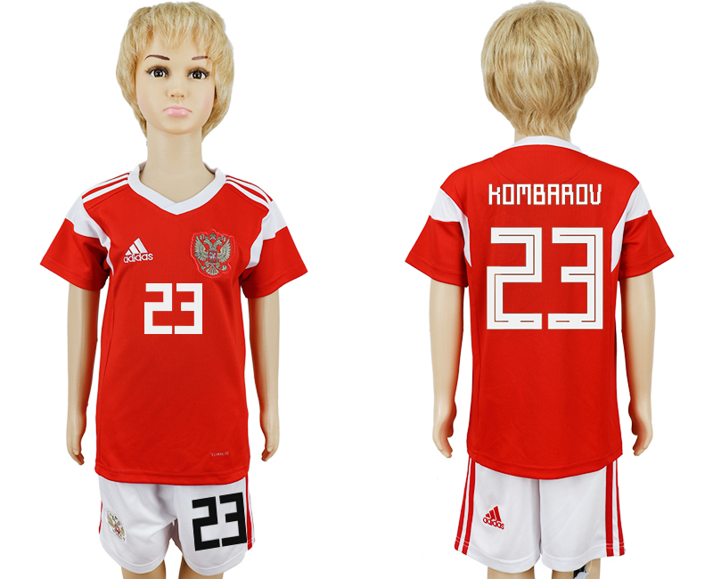 2018 World Cup Children football jersey RUSSIA CHIRLDREN #23 KOM